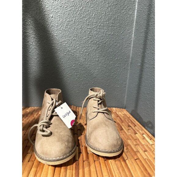 NEW Cat & Jack Hadrian Chukka Lace Up Boy Booties Size 13 - Picture 4 of 10